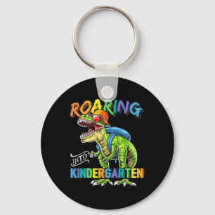 Roaring Kindergarten Dinosaur T Rex CK naar School Sleutelhanger
