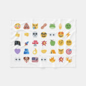 Roaring Kitty 35 Emoji Tijdlijn GME MOASS DFV meme Fleece Deken (Voorkant (Horizontaal))