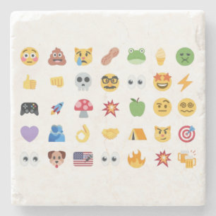 Roaring Kitty 35 Emoji Tijdlijn GME MOASS DFV meme Stenen Onderzetter