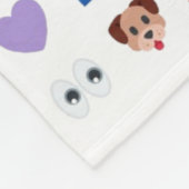 Roaring Kitty 35 Emoji Timeline GME MOASS DFV meme Fleece Deken (Hoek)