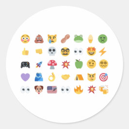 Roaring Kitty 35 Emoji Timeline GME MOASS DFV meme Ronde Sticker