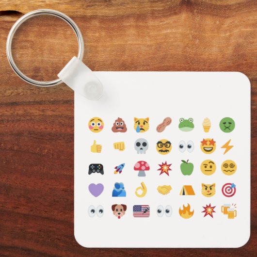 Roaring Kitty 35 Emoji Timeline GME MOASS DFV meme Sleutelhanger (Voorkant)