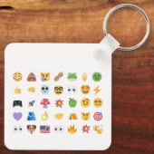 Roaring Kitty 35 Emoji Timeline GME MOASS DFV meme Sleutelhanger (Achterkant)