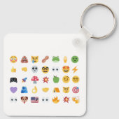 Roaring Kitty 35 Emoji Timeline GME MOASS DFV meme Sleutelhanger (Achterkant)