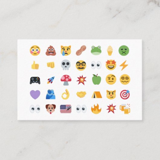 Roaring Kitty 35 Emoji Timeline GME MOASS DFV meme Visitekaartje (Voorkant)