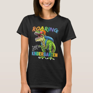 Roaring kleuterschool Dinosaurus T - Rex Terug naa T-shirt