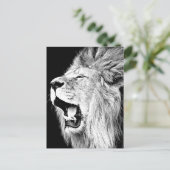 Roaring-leeuw Briefkaart (Staand voorkant)