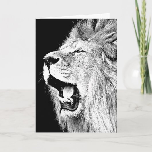 Roaring-leeuw Kaart (Voorkant)