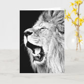 Roaring-leeuw Kaart (Gele Bloem)