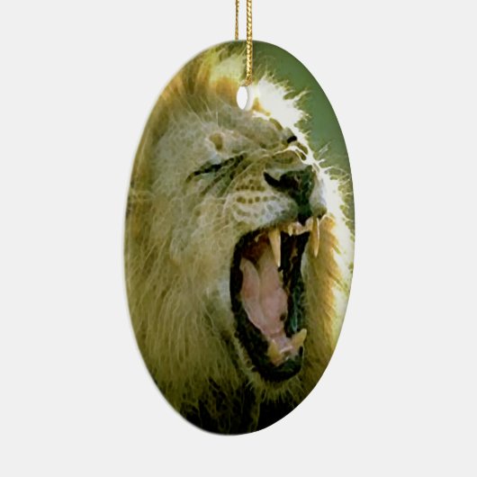 Roaring-leeuw Keramisch Ornament (Rechts)