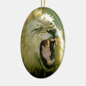 Roaring-leeuw Keramisch Ornament (Links)