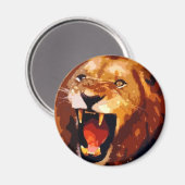 Roaring-leeuw Magneet (Voorkant / Achterkant)