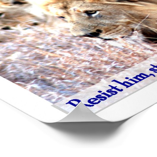 Roaring-leeuw Poster (Hoek)