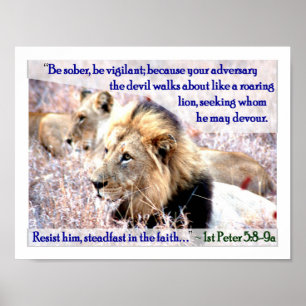 Roaring-leeuw Poster