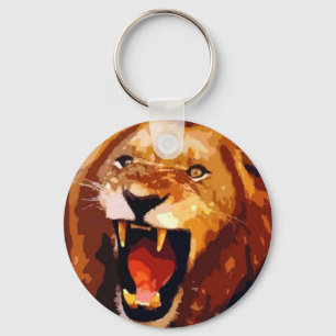 Roaring-leeuw Sleutelhanger