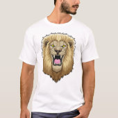 Roaring-leeuw T-shirt (Voorkant)