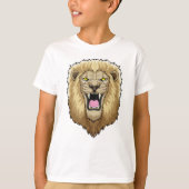 Roaring-leeuw T-shirt (Voorkant)