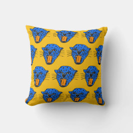 Roaring Leopard Cushion – Pop Art Animal Print Kussen