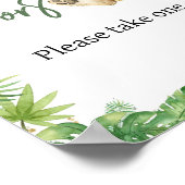 Roaring Lion Baby shower gunsten Poster (Hoek)