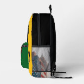 Roaring Lion Backpack – Wild Strength On the Go Bedrukte Rugzak (Rechts)