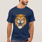 Roaring Lion Basic Donker T-shirt (Voorkant)