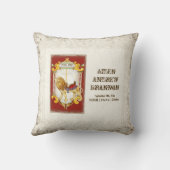 Roaring Lion Brass Ring, Circus Carrousel  Kussen (Achterkant)