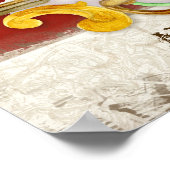 Roaring Lion Brass Ring, Circus Carrousel  Poster (Hoek)