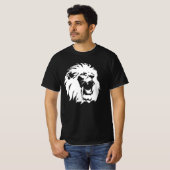 Roaring Lion Face T-shirt (Voorkant volledig)