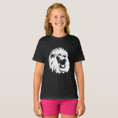 Roaring Lion Face T-shirt (Voorkant volledig)
