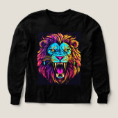 Roaring Lion Kinder T-Shirt – Wild & speels (Voorkant)