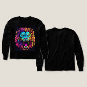 Roaring Lion Kinder T-Shirt – Wild & speels (Voorkant /achterkant)