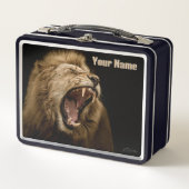 Roaring Lion Lunch Box – Bold Custom Gift (Voorkant)