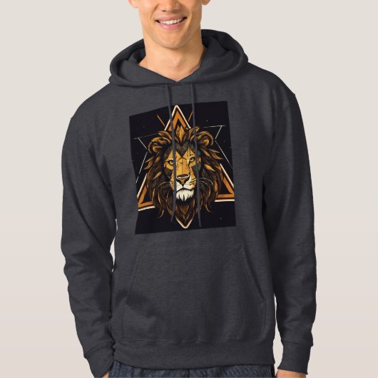 🦁 "Roaring Lion Mannen’s T-Shirt Bold Style (Voorkant)