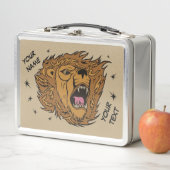 Roaring Lion Metal Lunchbox (In situ)