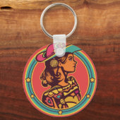 Roaring Lion Ornament – Bold Graphic Keychain (Voorkant)