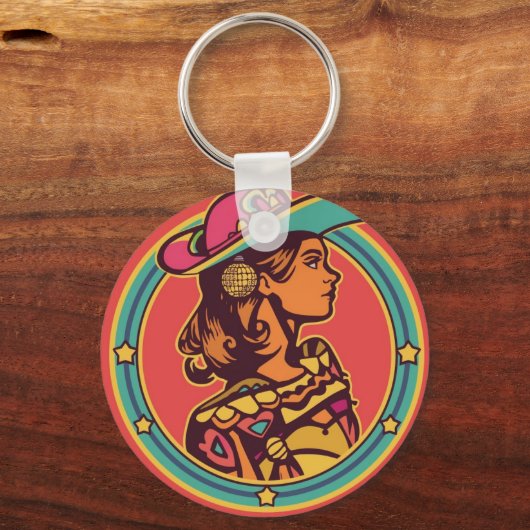 Roaring Lion Ornament – Bold Graphic Keychain (Voorkant)
