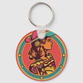 Roaring Lion Ornament – Bold Graphic Keychain (Achterkant)