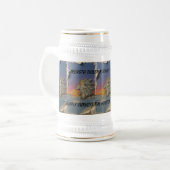 Roaring Lion Papercut Beer Mug Bierpul (Voorkant links)