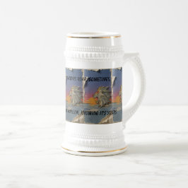 Roaring Lion Papercut Beer Mug Bierpul