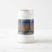 Roaring Lion Papercut Beer Mug Bierpul (Center)