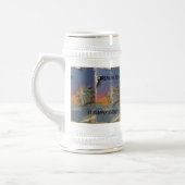 Roaring Lion Papercut Beer Mug Bierpul (Links)