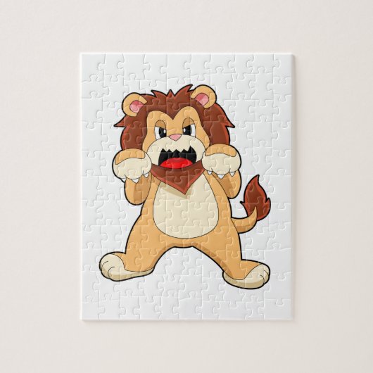 Roaring Lion.PNG Legpuzzel (Verticaal)