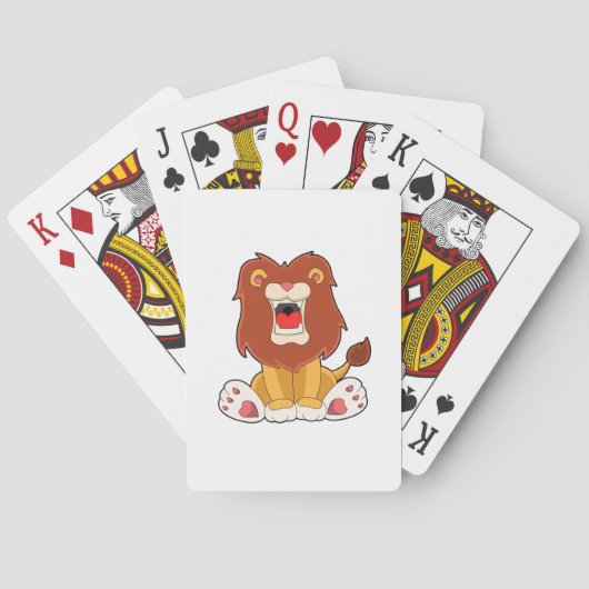 Roaring Lion Pokerkaarten (Achterkant)