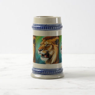 Roaring Lion Side Posed Portrait-57566 Bierpul