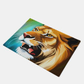 Roaring Lion Side Posed Portrait-57566 Deurmat (Schuin)