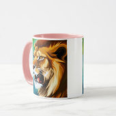 Roaring Lion Side Posed Portrait-57566 Mok (Voorkant links)