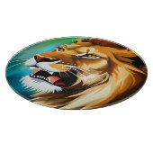 Roaring Lion Side Posed Portrait-57566 Snijplank (Hoek)