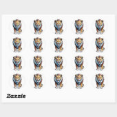 Roaring Lion Sticker - Laat de koning los (Vel)