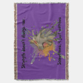 Roaring Lion Sunrise Papercut Fleece Blanket Deken (Voorkant Verticaal)