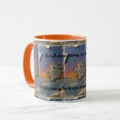 Roaring Lion Sunrise Papercut Mug Mok (Voorkant links)